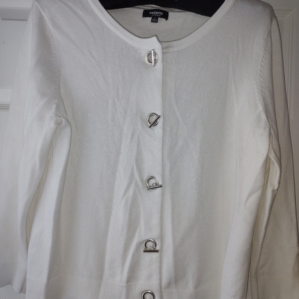 Premise Studio White Sweater